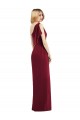 Trumpet One Shoulder Soft Chiffon Long Olive Green Bridesmaid Dress Sydney