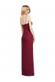 Trumpet V-Neck Soft Chiffon Long Coral Formal Dress / Bridesmaid Dress Sydney