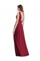 A-Line V-Neck Lxue Chiffon Long Sea Glass Bridesmaid Dress Sydney