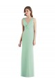 Trumpet V-Neck Chiffon Long Mint Green Bridesmaid Dress / Evening Dress Sydney