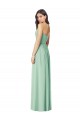 Trumpet Strapless Soft Chiffon Long Mint Green Bridesmaid Dress Sydney