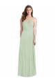 Trumpet V-Neck Soft Chiffon Long Sage Semi Formal Evening Dress / Bridesmaid Dress Sydney