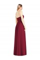 Trumpet Strapless Soft Chiffon Long Hot Pink Semi Formal Evening Dress / Bridesmaid Dress Sydney