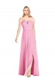 Trumpet Strapless Soft Chiffon Long Hot Pink Semi Formal Evening Dress / Bridesmaid Dress Sydney