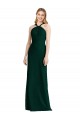 Trumpet Halter Neck Soft Chiffon Long Ever Green Bridesmaid Dress Sydney