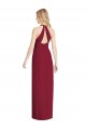 Trumpet V-Neck Soft Chiffon Long Desert Rose Formal Evening Gown / Bridesmaid Dress Sydney