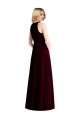 Trumpet Halter Neck Soft Chiffon Long Light Sky Blue Semi Formal Evening Dress / Bridesmaid Dress Sydney