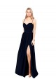 A-Line Sweetheart Soft Chiffon Long Dark Navy Formal Evening Gown / Bridesmaid Dress Sydney