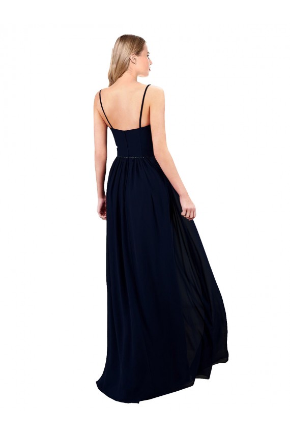 A-Line Sweetheart Soft Chiffon Long Dark Navy Formal Evening Gown / Bridesmaid Dress Sydney