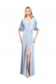 A-Line V-Neck Chiffon Long Light Sky Blue Bridesmaid Dress / Evening Dress Sydney