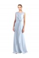 A-Line V-Neck Chiffon Long Light Sky Blue Bridesmaid Dress / Evening Gowns Sydney