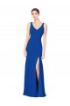 Sheath Sweetheart Chiffon Long Royal Blue Bridesmaid Dress / Evening Dress Sydney