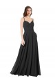 A-Line Sweetheart Soft Chiffon Long Black Formal Dress / Bridesmaid Dress Sydney