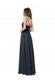 A-Line V-Neck Soft Chiffon Long Watermelon Bridesmaid Dress Sydney
