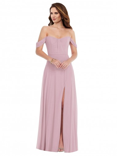 A-Line Sweetheart Soft Chiffon Long Primrose Black Tie Evening Gown / Bridesmaid Dress Sydney