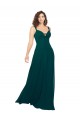 A-Line Sweetheart Soft Chiffon Long Hunter Bridesmaid Dress Sydney