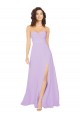 A-Line Strapless Chiffon Long Lilac Bridesmaid Dress / Evening Dress Sydney
