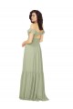A-Line Sweetheart Soft Chiffon Long Saffron Bridesmaid Dress Sydney