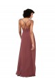 Column V-Neck Soft Chiffon Long Black Formal Evening Gown / Bridesmaid Dress Sydney