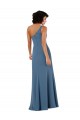 A-Line One Shoulder Soft Chiffon Long Burgundy Formal Evening Gown / Bridesmaid Dress Sydney