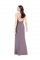 Column Sweetheart Soft Chiffon Long Dark Lavender Formal Evening Gown / Bridesmaid Dress Sydney