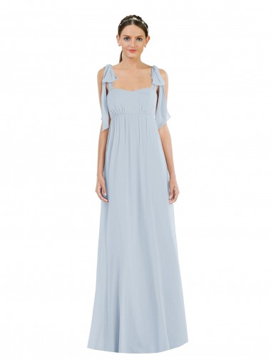 A-Line Sweetheart Soft Chiffon Long Sea Glass Semi Formal Evening Dress / Bridesmaid Dress Sydney