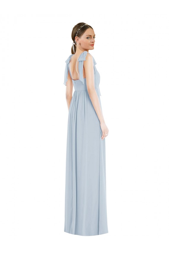 A-Line Sweetheart Soft Chiffon Long Sea Glass Semi Formal Evening Dress / Bridesmaid Dress Sydney