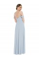 A-Line Off the Shoulder Soft Chiffon Long Sea Glass Semi Formal Evening Dress / Bridesmaid Dress Sydney