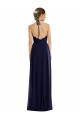 A-Line Halter Neck Soft Chiffon Long Dark Navy Semi Formal Evening Dress / Bridesmaid Dress Sydney