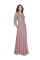A-Line V-Neck Soft Chiffon Long Prom Dress / Bridesmaid Dress Sydney