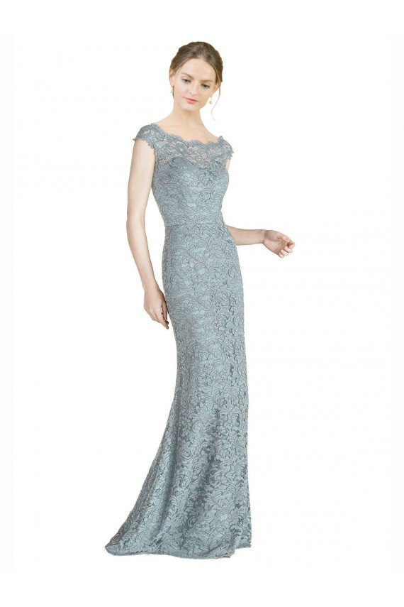 Mermaid Off the Shoulder Lace Long Prom Dress / Bridesmaid Dress Sydney