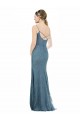 Sheath V-Neck Lace Long Bridesmaid Dress Sydney