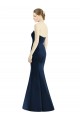 Mermaid Sweetheart Satin Long Floor Length Dark Navy Bridesmaid Dress Sydney