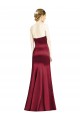 Mermaid Sweetheart Satin Long Burgundy Bridesmaid Dress Sydney