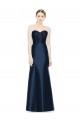 Mermaid Strapless Satin Long Dark Navy Evening Dress / Bridesmaid Dress Sydney