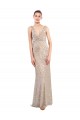 Sheath V-Neck Sequin & Sparkling Sequin Long Silver Formal Evening Gown / Prom Dress / Bridesmaid Dress Sydney