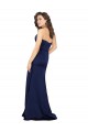 A-Line Strapless Silk like Satin Long Sapphire Formal Evening Gown / Prom Dress / Bridesmaid Dress Sydney