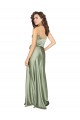 A-Line V-Neck Silk like Satin Long Smoke Green Formal Evening Gown / Bridesmaid Dress Sydney