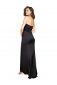 A-Line One Shoulder Silk like Satin Long Black Evening Dress / Bridesmaid Dress Sydney