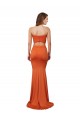 Mermaid Strapless Spandex Long Orange Formal Evening Gown / Prom Dress / Bridesmaid Dress Sydney