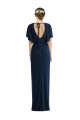 Sheath Bateau Neck Spandex Long Dark Navy Semi Formal Evening Dress / Prom Dress / Bridesmaid Dress Sydney