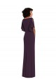 Sheath V-Neck Spandex Long Grape Formal Evening Gown / Prom Dress / Bridesmaid Dress Sydney