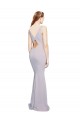 Mermaid V-Neck Stretch Crepe Long Arctic Lilac Formal Evening Gown / Prom Dress / Bridesmaid Dress Sydney