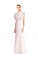 Trumpet Bateau Neck Stretch Crepe Long Pink Formal Dress / Bridesmaid Dress Sydney