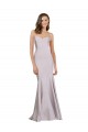 Mermaid Strapless Stretch Crepe Long Arctic Lilac Prom Dress / Bridesmaid Dress Sydney