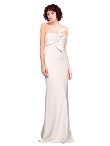 Mermaid Strapless Stretch Crepe Long Prom Dress / Bridesmaid Dress Sydney