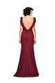 Mermaid Strapless Stretch Crepe Long Burgundy Prom Dress / Bridesmaid Dress Sydney