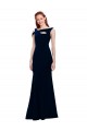 Mermaid Off the Shoulder Stretch Crepe Long Dark Navy Formal Evening Gown / Prom Dress / Bridesmaid Dress Sydney