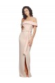 Mermaid Off the Shoulder Stretch Crepe Long Nude Formal Evening Gown / Prom Dress / Bridesmaid Dress Sydney