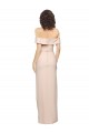 Mermaid Off the Shoulder Stretch Crepe Long Nude Formal Evening Gown / Prom Dress / Bridesmaid Dress Sydney